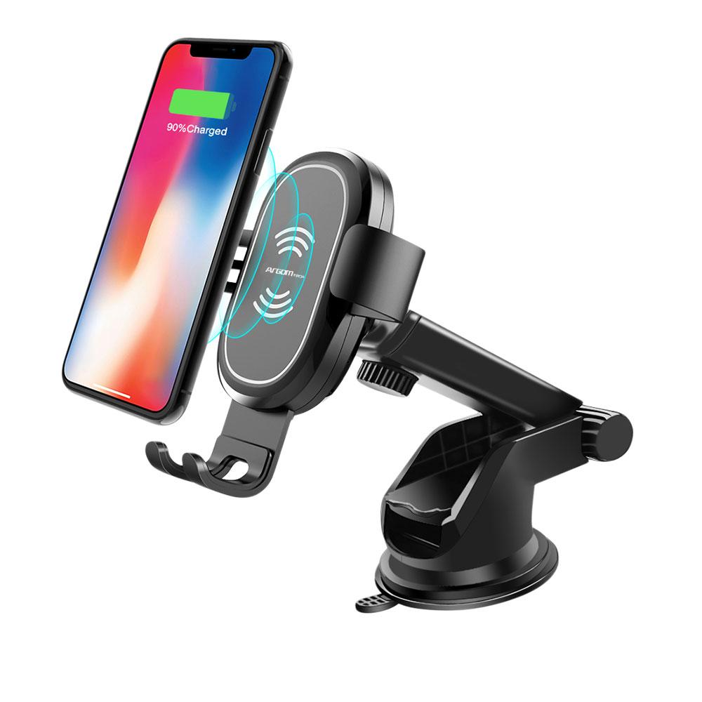 CARGADOR RÁPIDO INALÁMBRICO DE 10W SOPORTE PARA COCHE VORTEX