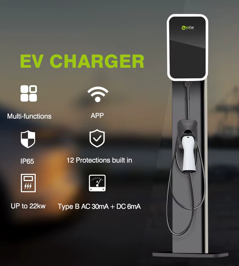 Cargador rápido auto eléctrico - Zencar WA-32P - 7.4kW