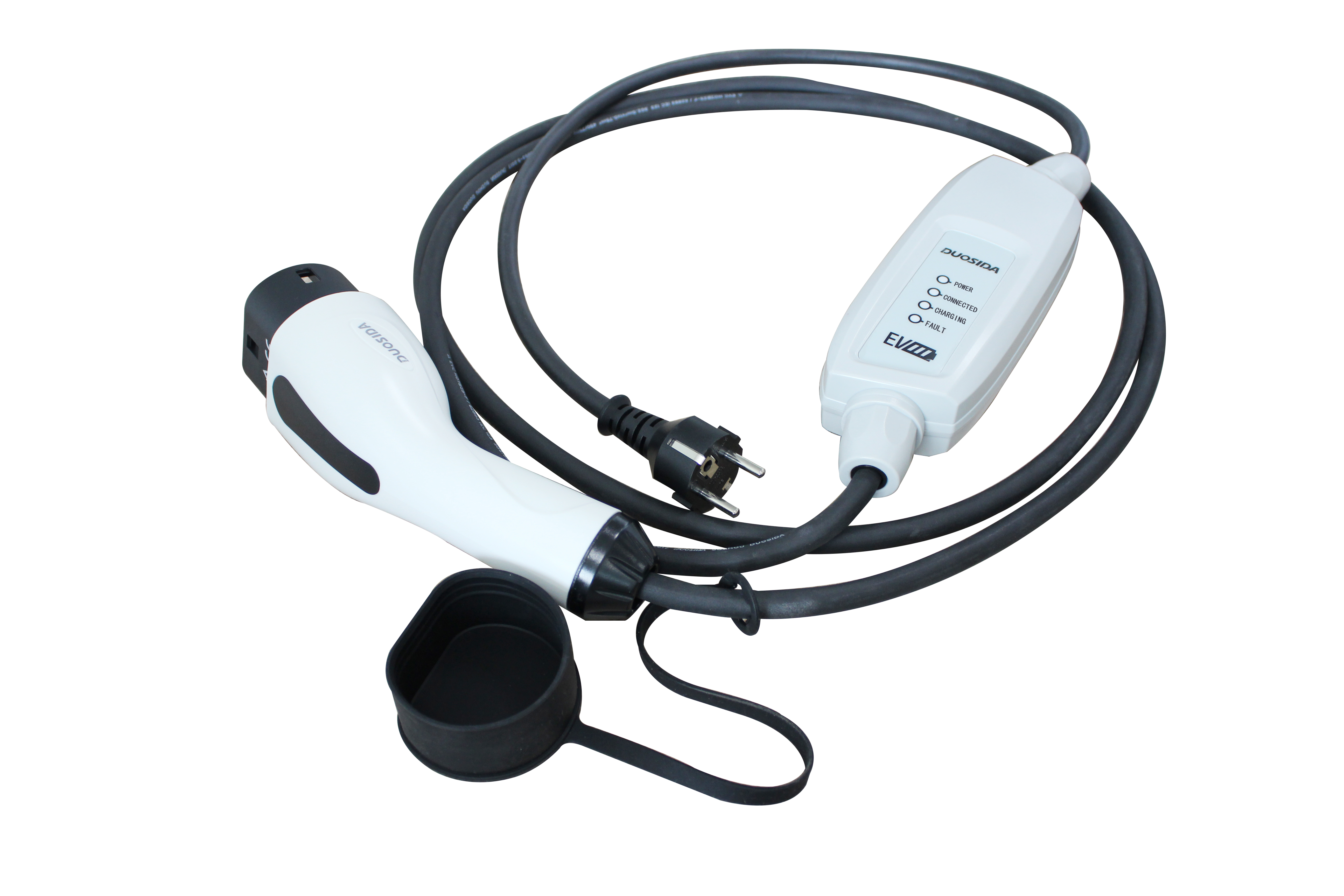 Cargador portátil Schuko - DUOSIDA V2-PSE-16-ES - Tipo 2 - 3.7 kW