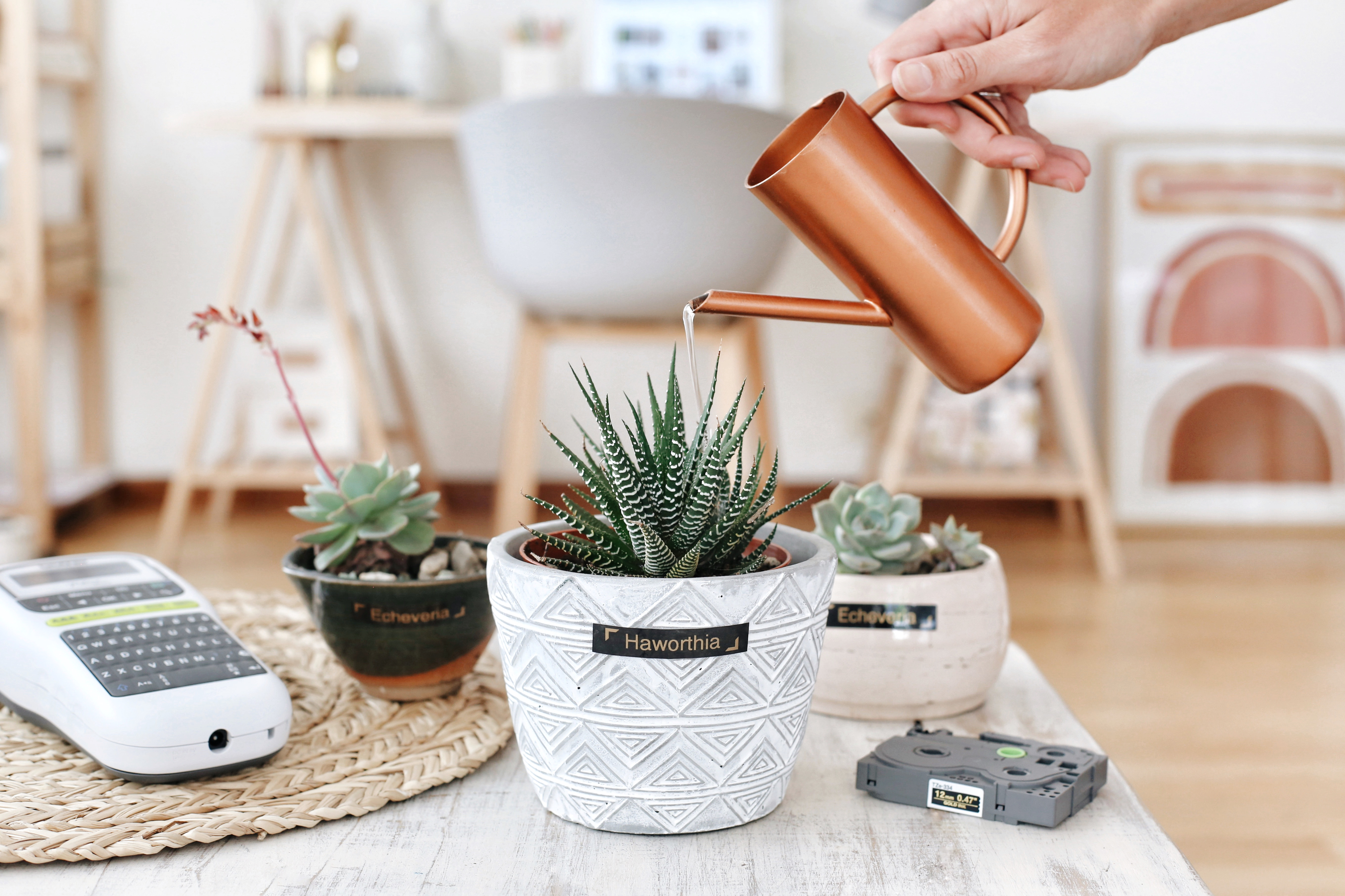 ROTULADORA BROTHER PTH110 ROSADA