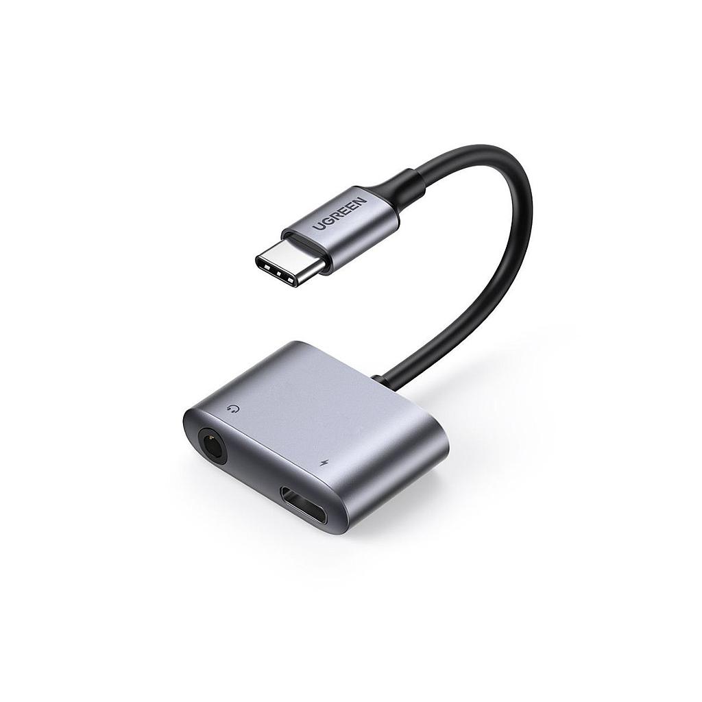 Adaptador Ugreen Tipo-c A 3,5mm/tipo-c Hembra Gray