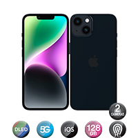 iPhone 14 6,1&quot; 5g 6gb 128gb Dual Cam Sim Física