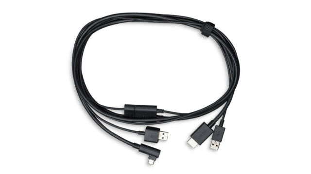 Wacom X-Shape Cable - Cable de alimentación / datos / audio / vídeo