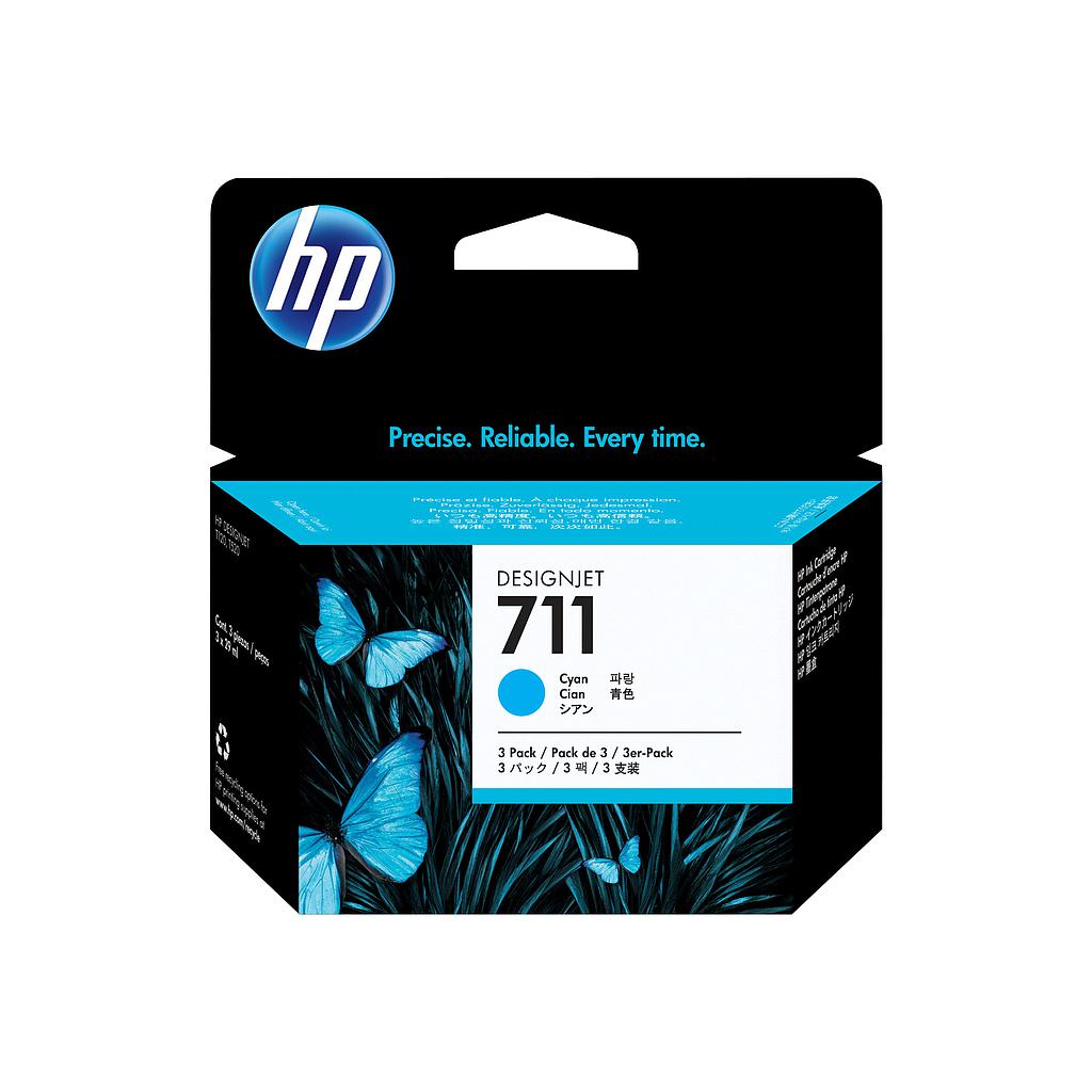 HP 711 - Paquete de 3 - 29 ml
