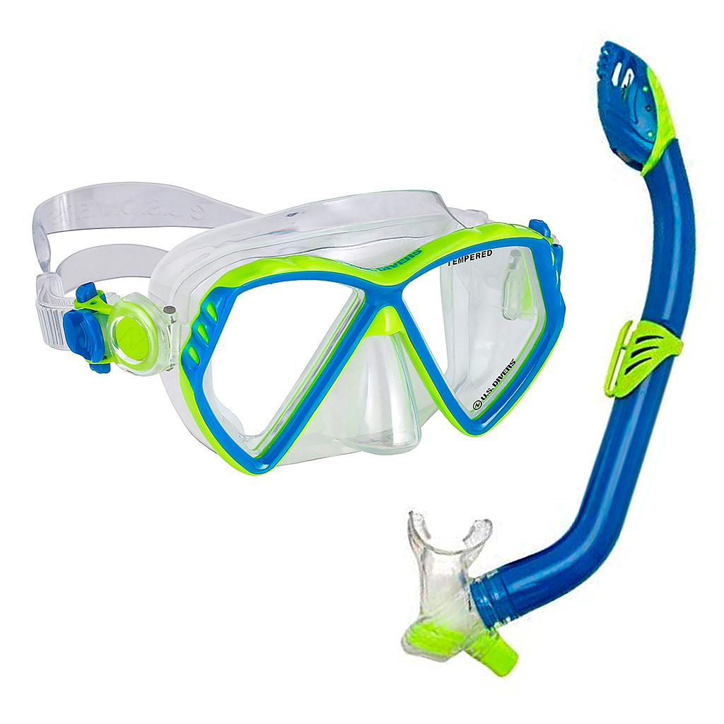 Kit Máscara y Snorkel Us Divers Para Niño Regal Jr Laguna