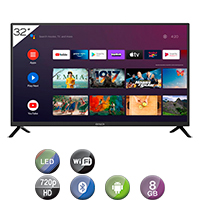 Smart Tv Aiwa Aw32b4sm 32'' Led 720p 60hz Isdbt Android