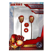 Auriculares Cableados 3,5mm Iron Man 3 