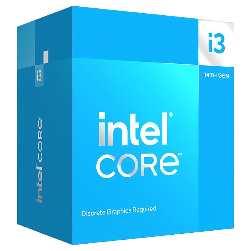Cpu Intel Core I3 14100f S1700 S/video 14va G. Box