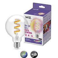 Lámpara Led Inteligente Philips Wiz 6,3W G95 E27 Blanco Y Color