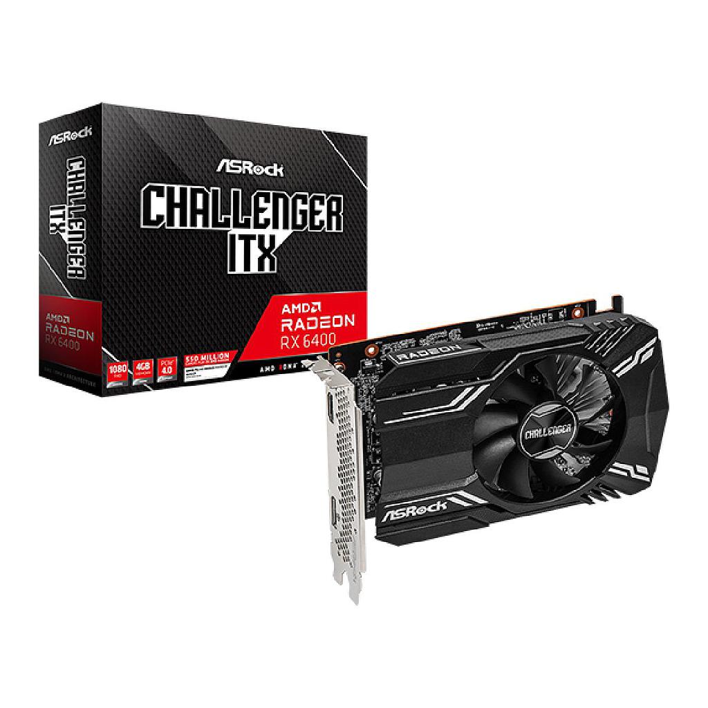 Tarj.vga Asrock Amd Rx 6400 Challenger 4gb Gddr6