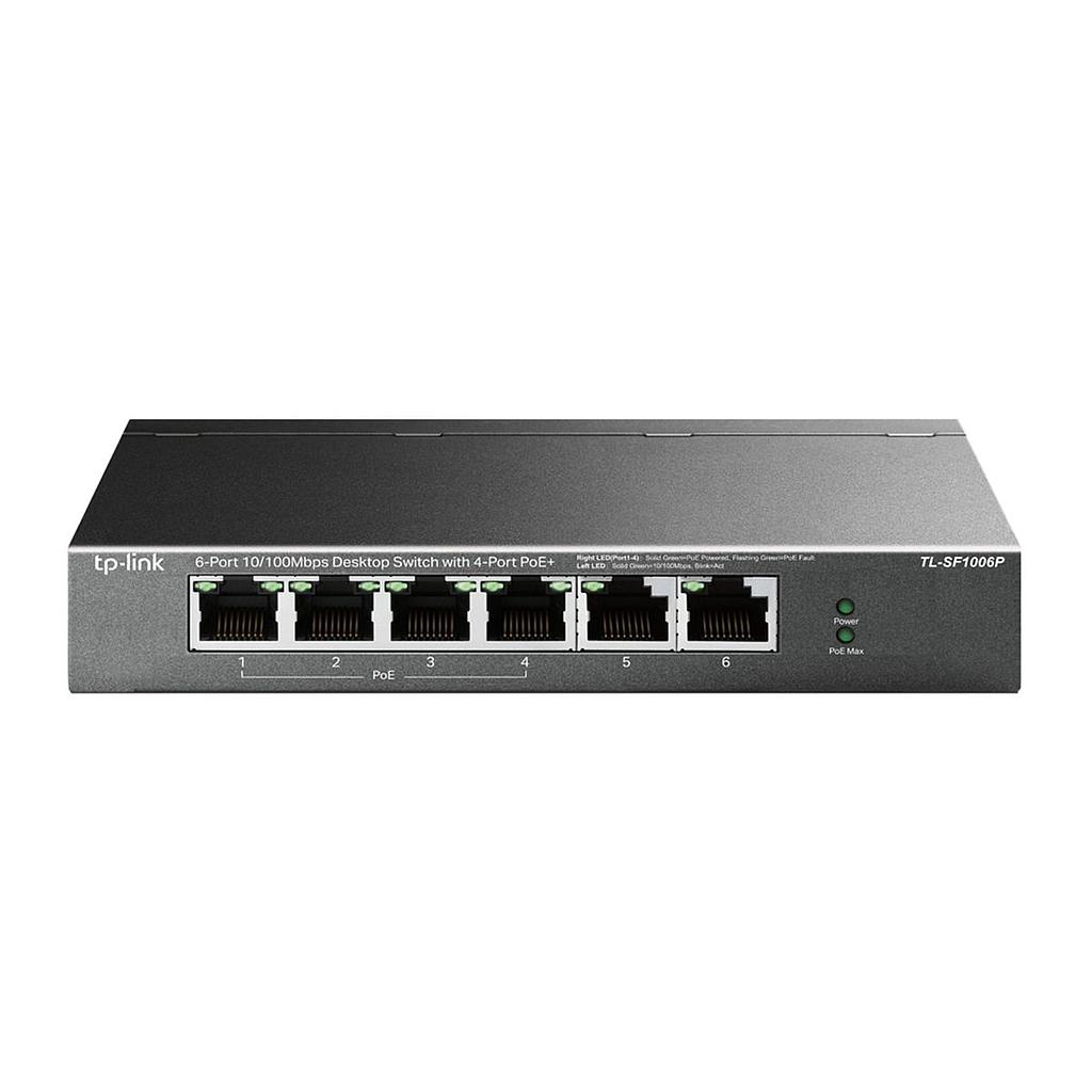 Switch Esc Tpl Sf1006p 6p 10/100 4 Poe+