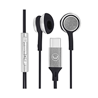 Auriculares Cableados USB C Unno HS7005BK 20mw 14mm