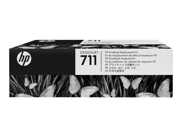 HP 711 - Negro, amarillo, cián, magenta - cabezal de impresión