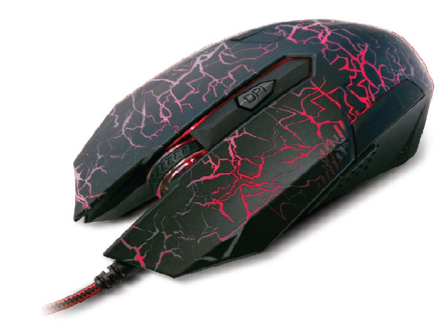 Mouse para Gaming Xtech XTM-510 Bellixus USB - Resolución ajustable de hasta 2400 ppp