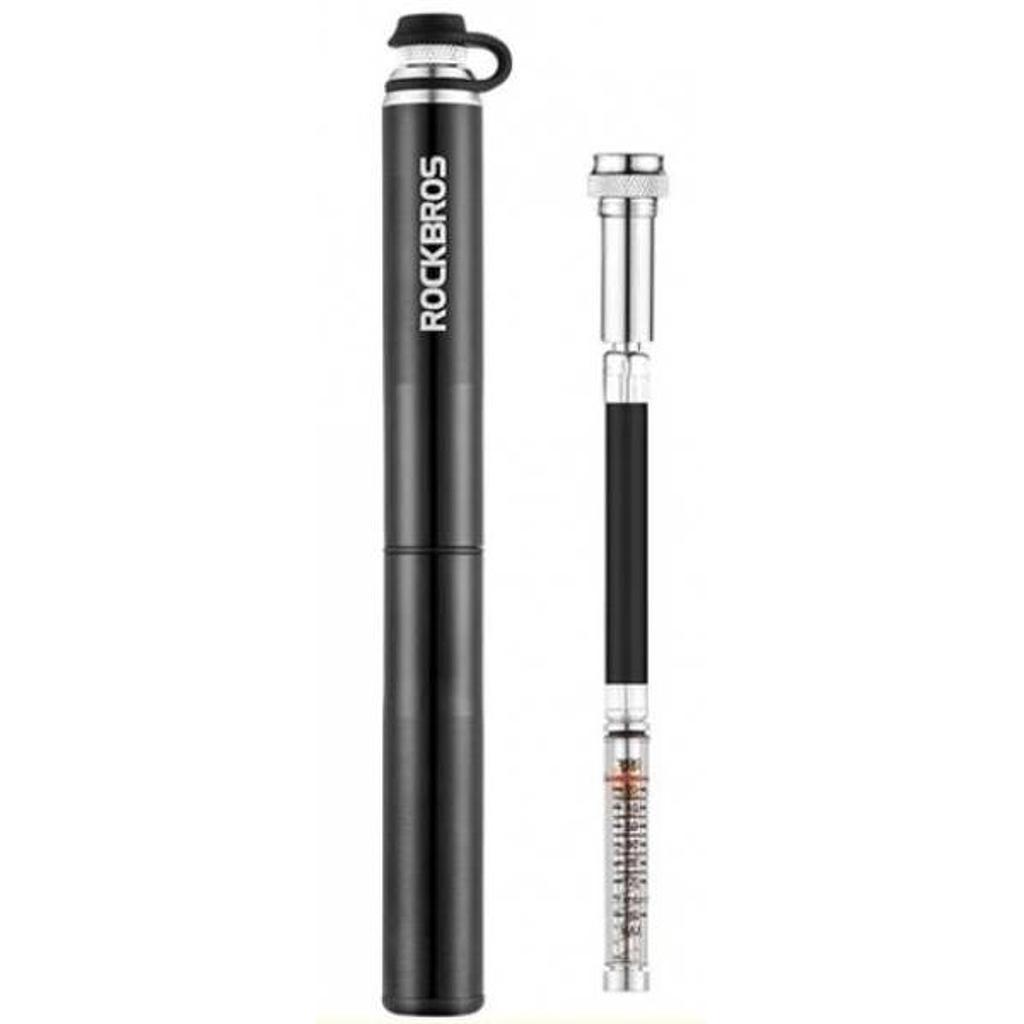 Inflador Bicicleta Rockbros A/v Y Presta 160psi Manómetro