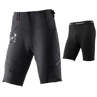 Pantalon corto Rockbros 2 en 1 para ciclismo S