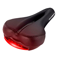 Sillín Con Luz Rockbros Ergonómico Cuero Pvc
