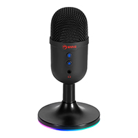 Micrófono Gaming Marvo Mic-06 Omnidireccional Con Iluminación