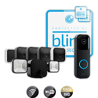 Kit De Seguridad Inalámbrico Blink Visión Nocturna Wifi 1080p