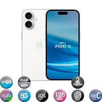 iPhone 16 6,1'' 5G 8gb 128gb Dual Cam 48mp