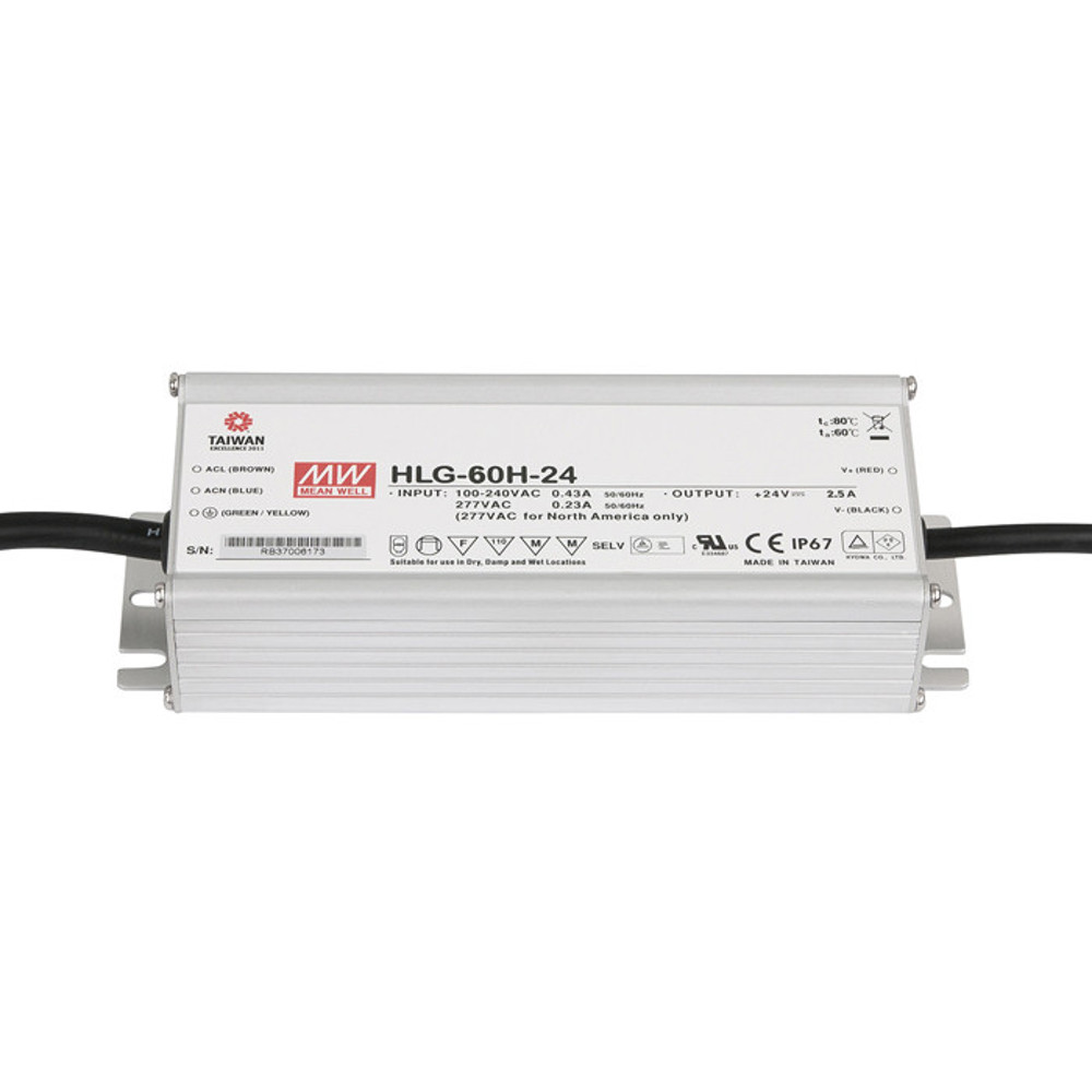  Driver de alimentación LED IP65 CC/CV AC/DC 22-27V 2.5A