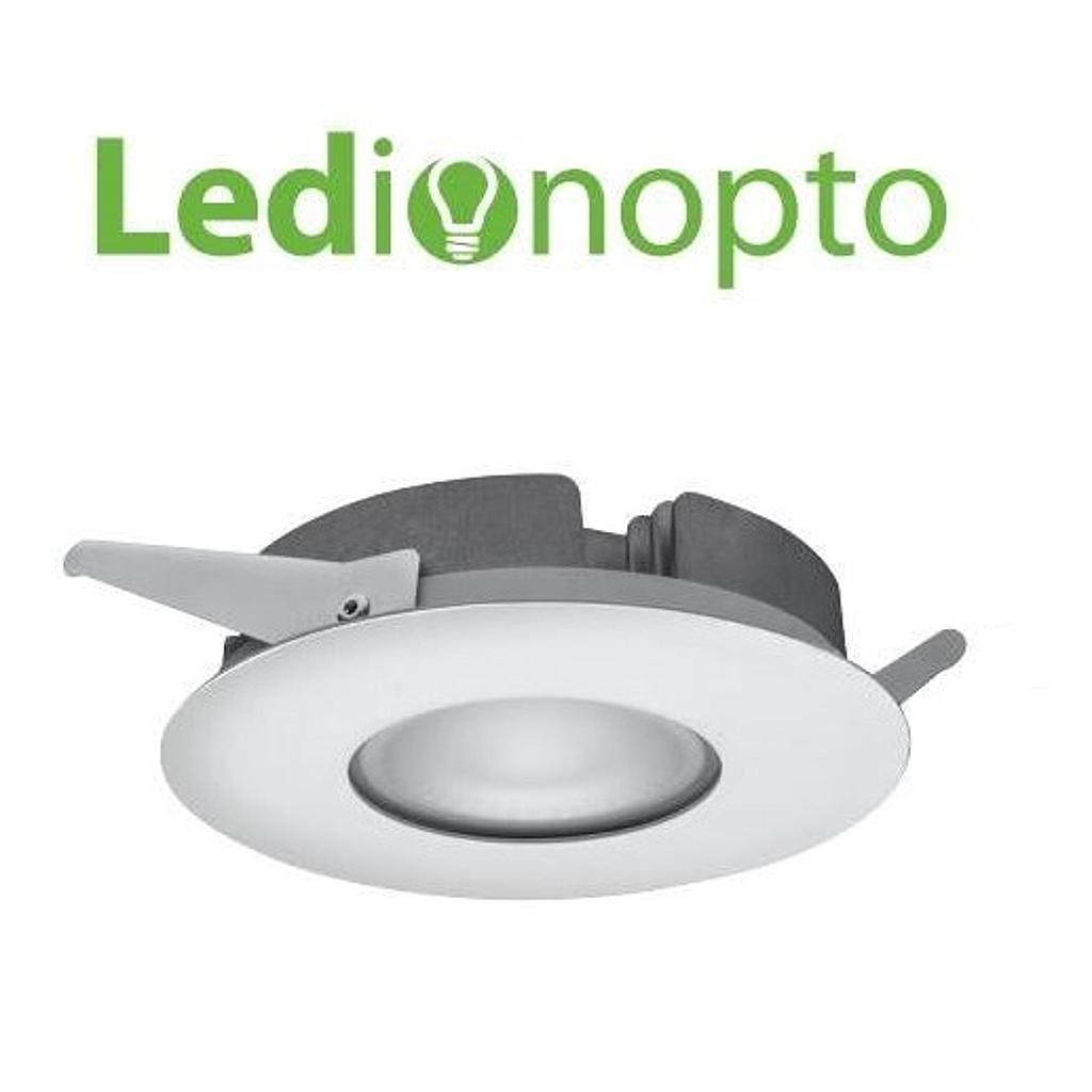 Lámpara Led Ledion Embutir 15w 3000k Aro Blanco 140°