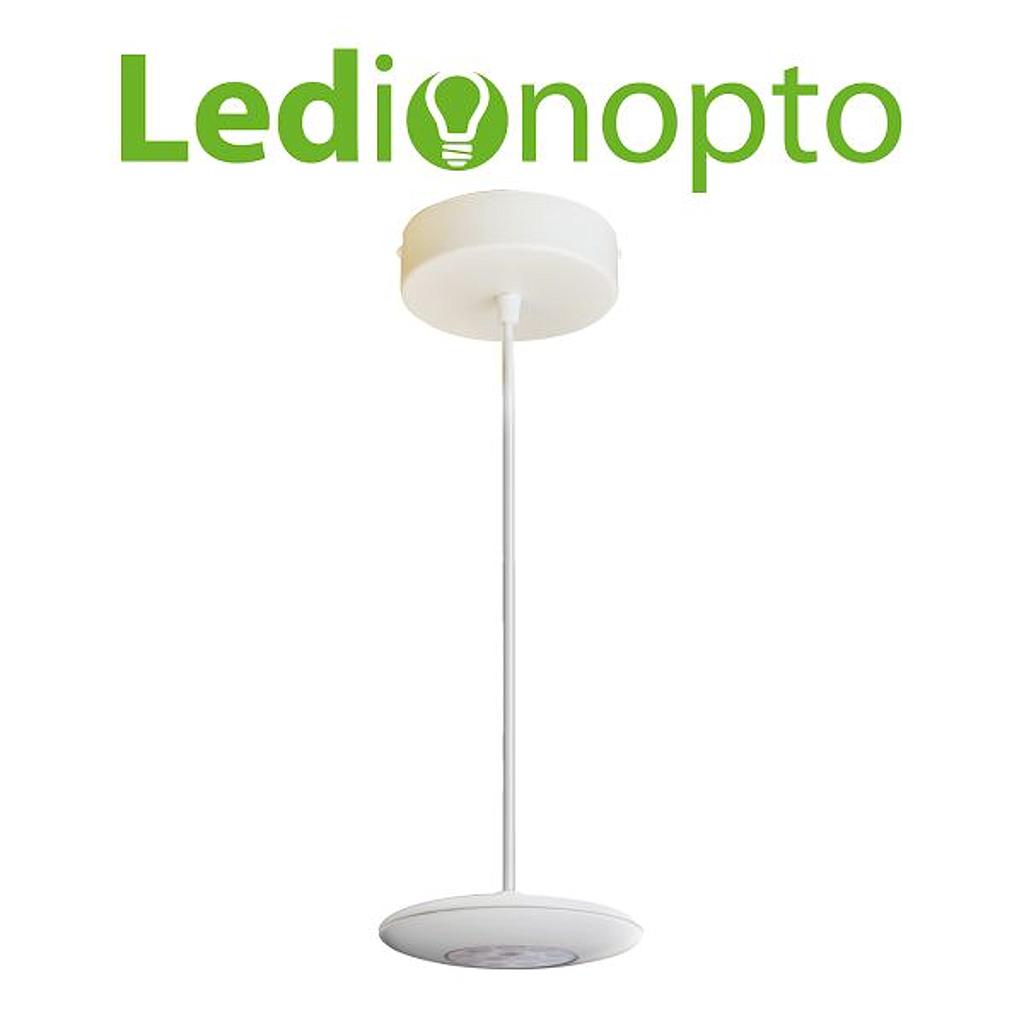 Lámpara Led Ledion Colgante 15w 3000k Aro Blanco 38° Dimerizable