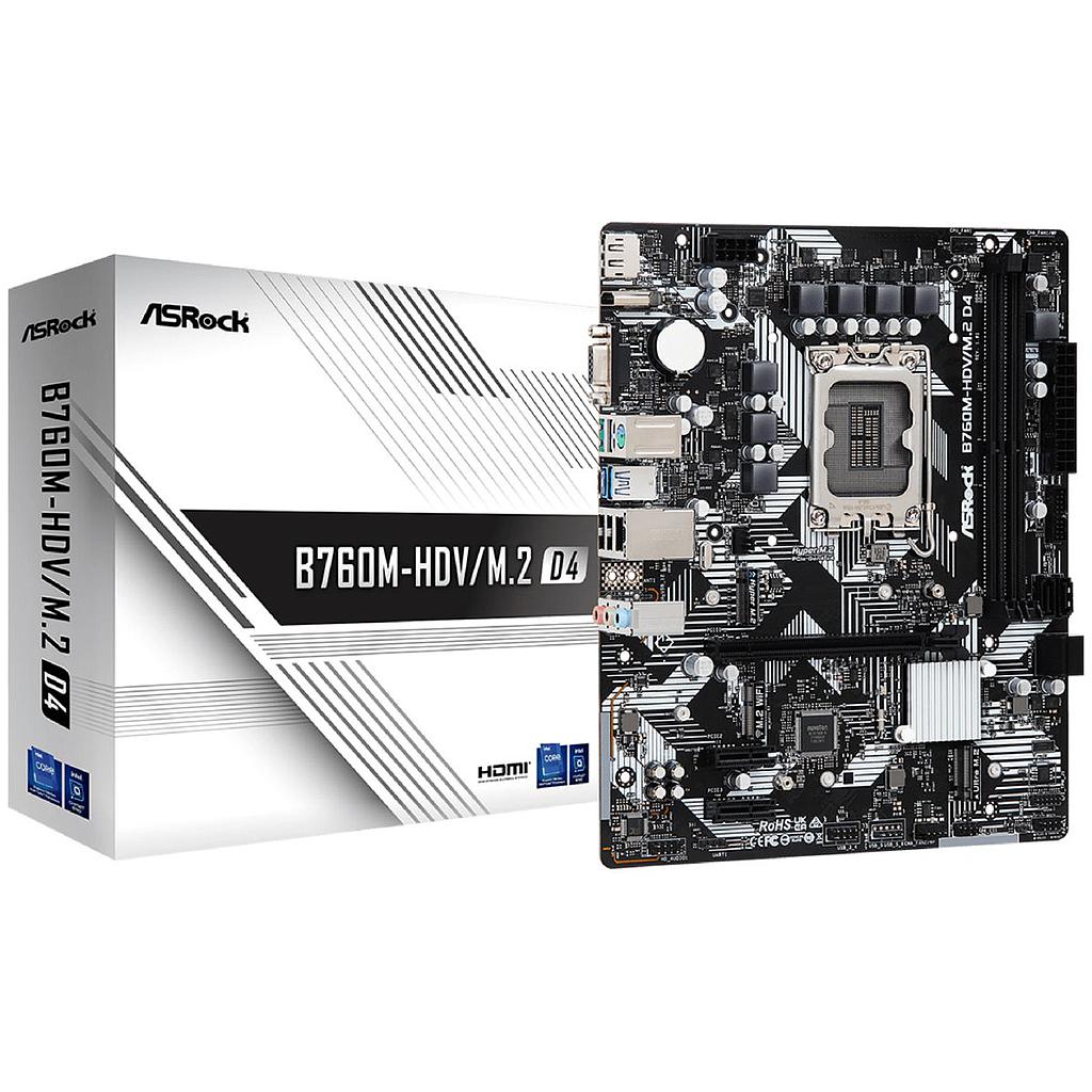 Motherboard Asrock B760m h/m.2 Ddr4 S1700