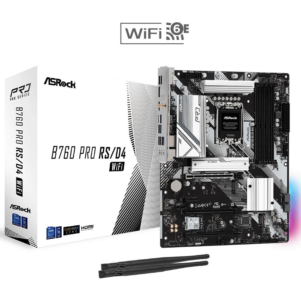 Motherboard Asrock B760 Pro Rs Ddr4 Wifi S1700