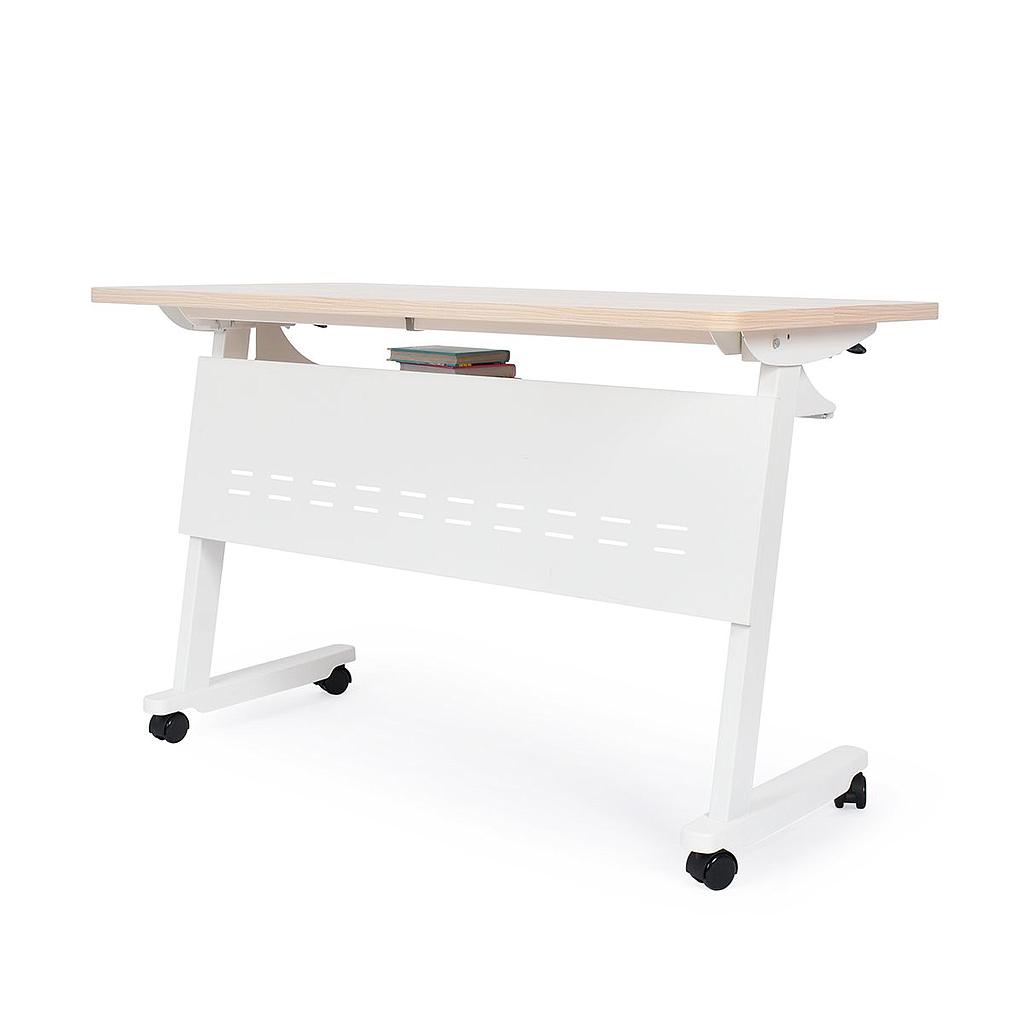 Escritorio Plegable Con Ruedas Flex I Blanco