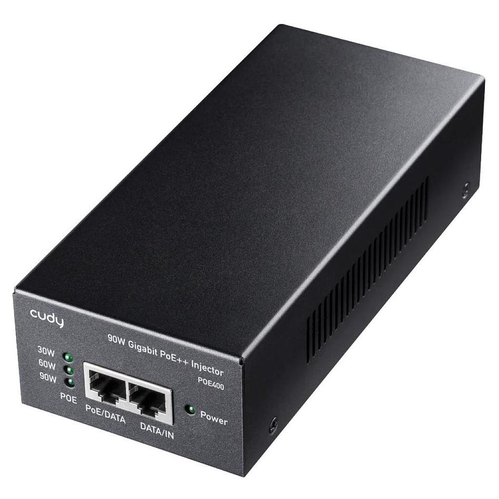 Inyector Poe++ Cudy 90w Montaje En Pared