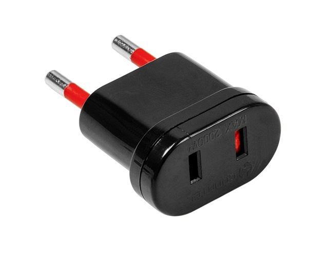 Adaptador Conatel S/T a Ficha Americana Negro