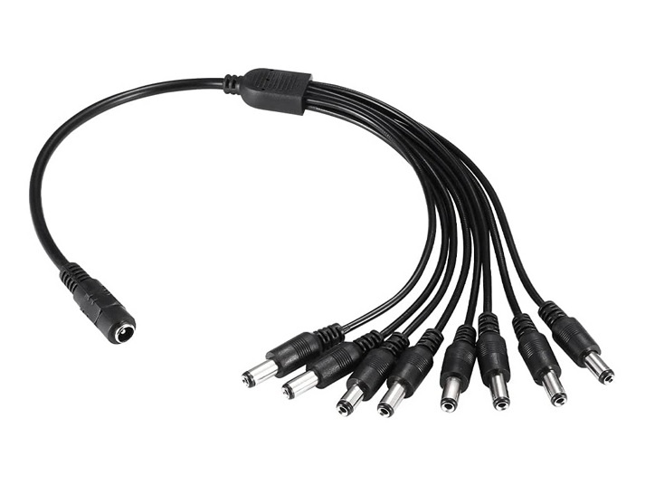Cable Splitter de Poder NRG+ 1 a 8 para CCTV