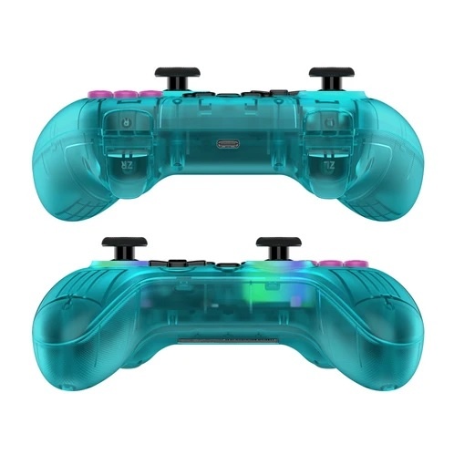 Control GameSir T4 Nova HD Rumble verde azulado Bluetooth