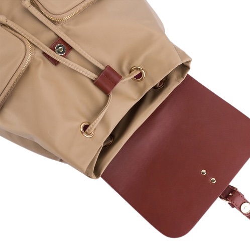 Mochila Gaston Luga Pärlan Modelo 3104 11L Marrón/Arena