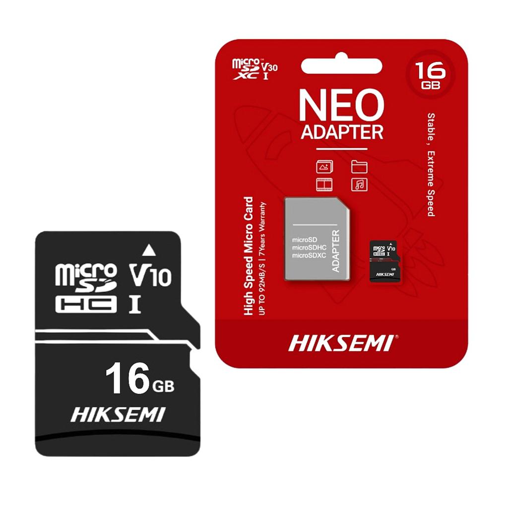 Memoria MicroSD Hiksemi HS-TF-NEO 16GB Clase 10