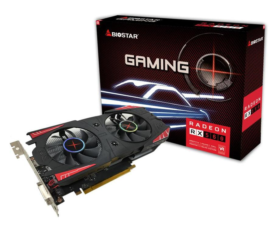 Tarjeta Video Biostar RX560 4GB DDR5