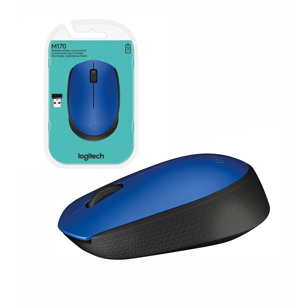 Mouse Logitech M170 inalámbrico Blue Dark