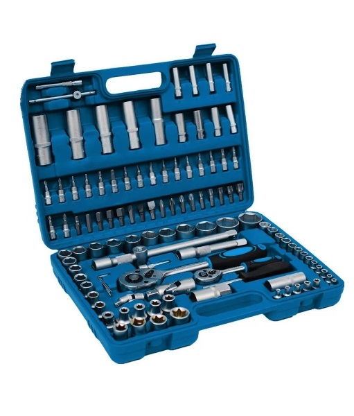 Set de Herramientas 108 Piezas con Dados y Puntas