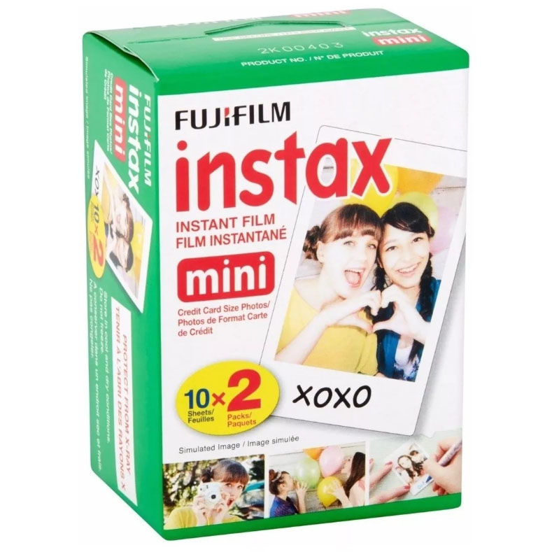Papel Fotográfico Instantáneo Fujifilm INSTAX Mini Film x 20