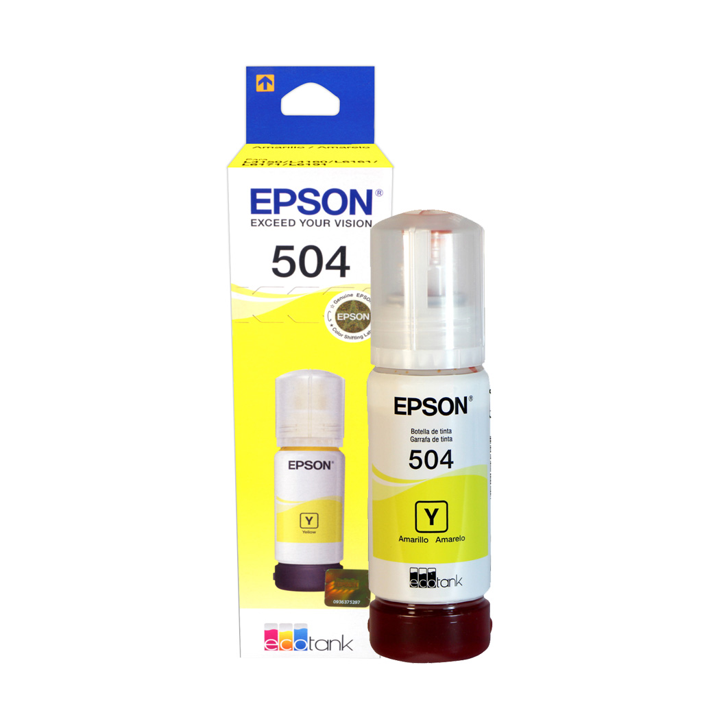 Botella de Tinta Original Epson T504220 Amarilla
