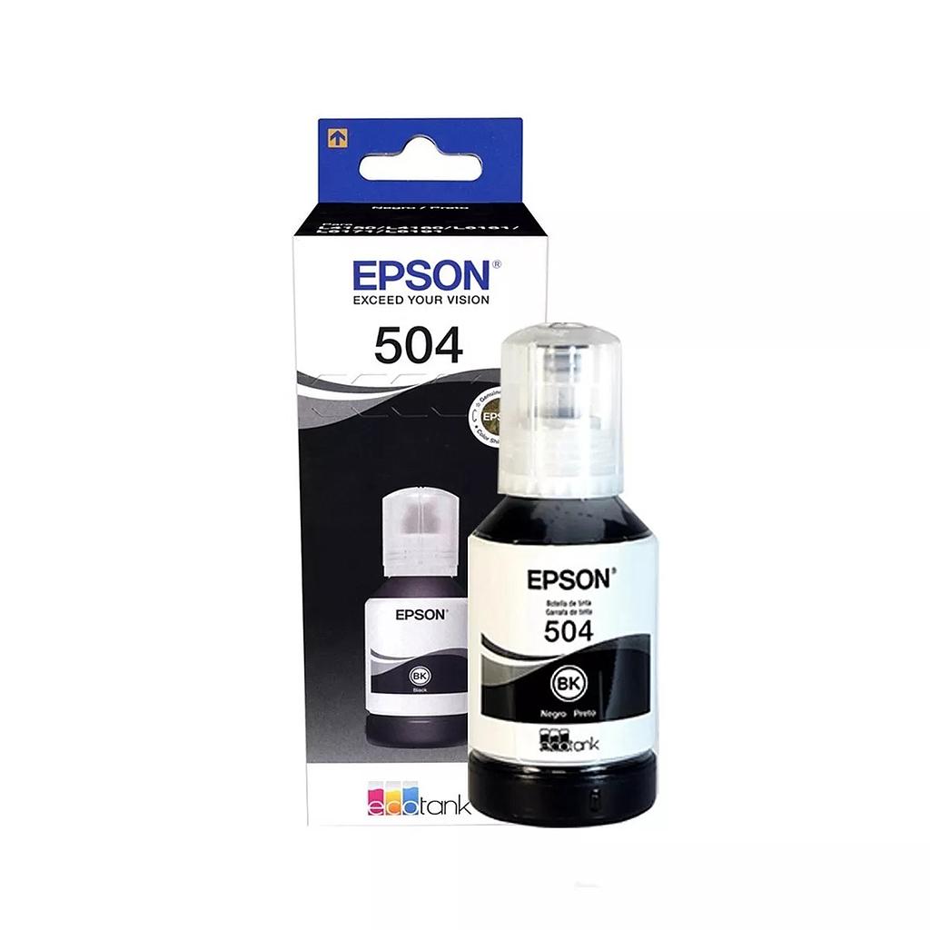 Botella de Tinta Original Epson T504120 Negra