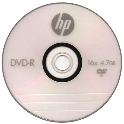 DVD-R HP 16X 4.7GB 120min Bulk 50 Unidades