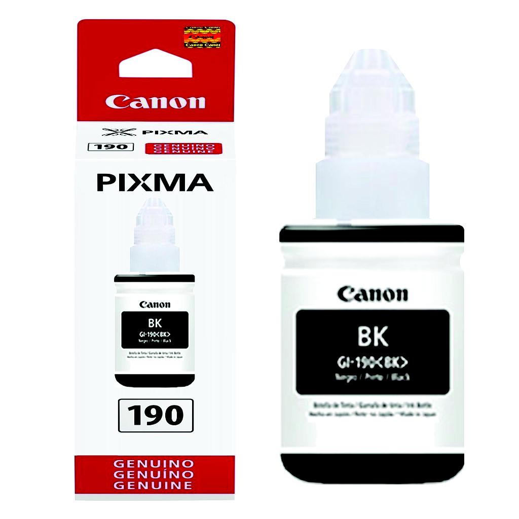 Botella Tinta Canon Gl-190 Negra
