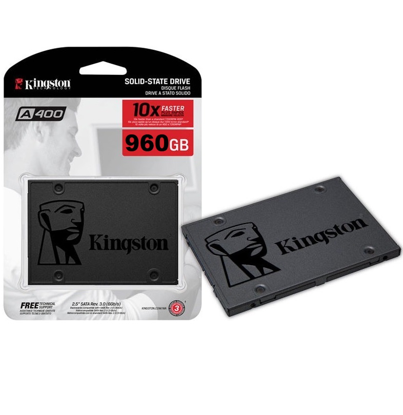 Disco SSD Kingston A400 960GB SATA III 2.5 pulgadas