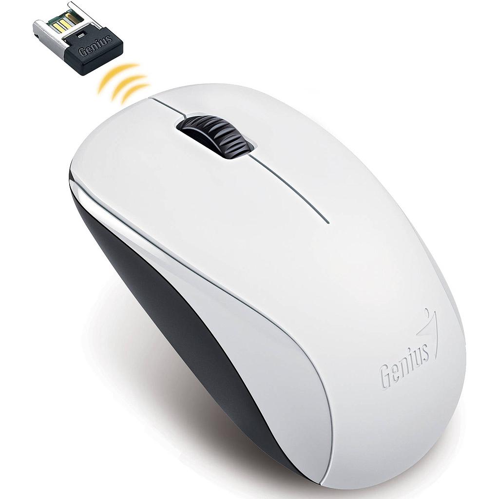 Mouse Genius NX-7000 Inalámbrico Óptico Blanco