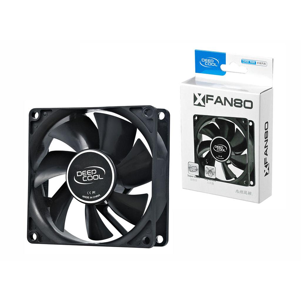 Fan Cooler DeepCool XFAN 8 x 8cm Negro