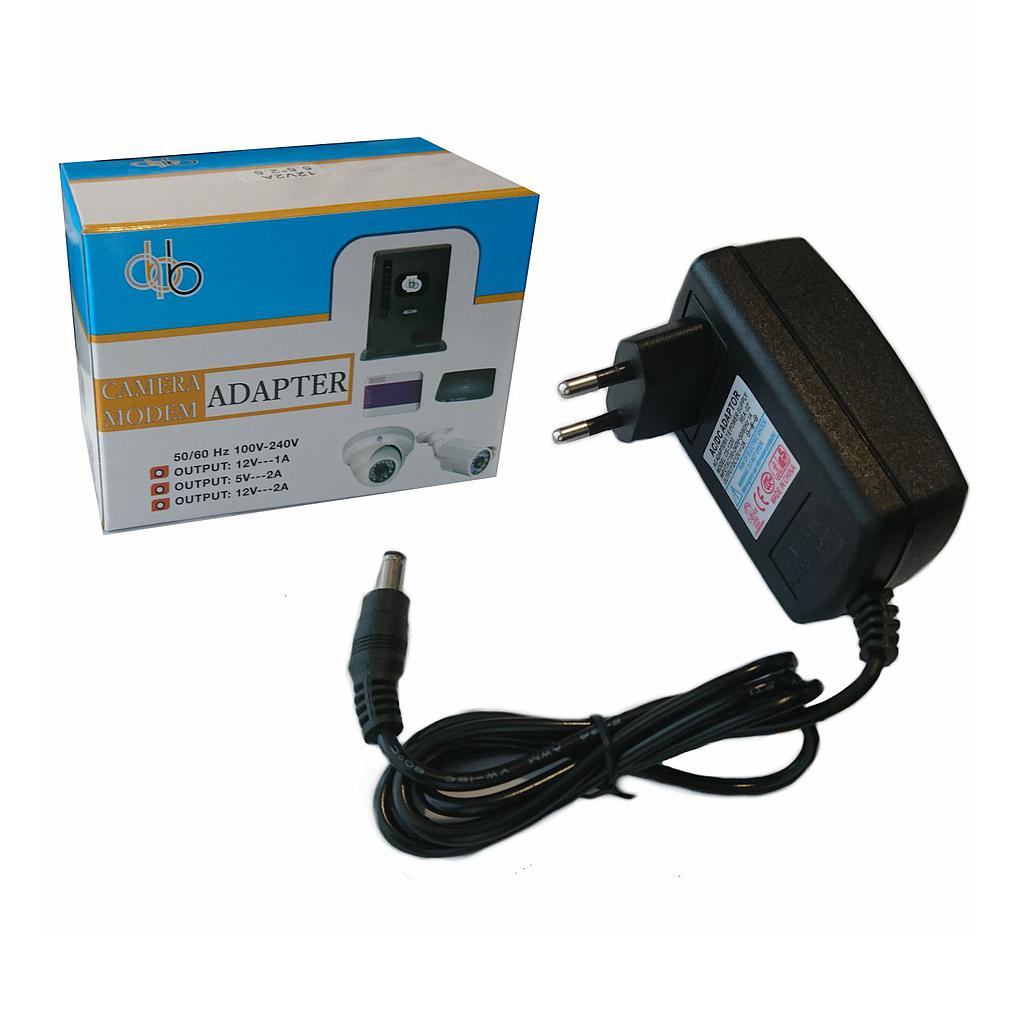 Fuente de Alimentación 12V 2A para Cámaras CCTV