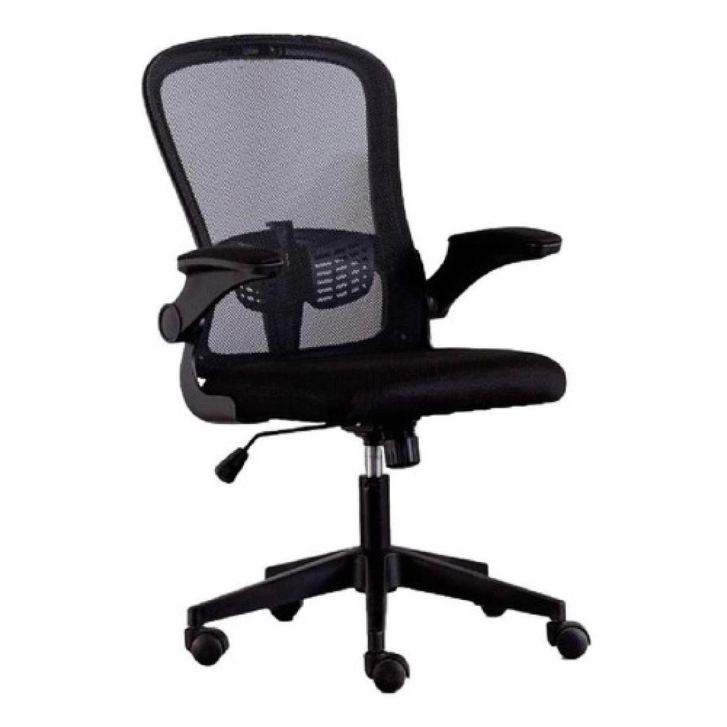 Silla de Oficina Lumax Weir Ergonómica Giratoria Negra