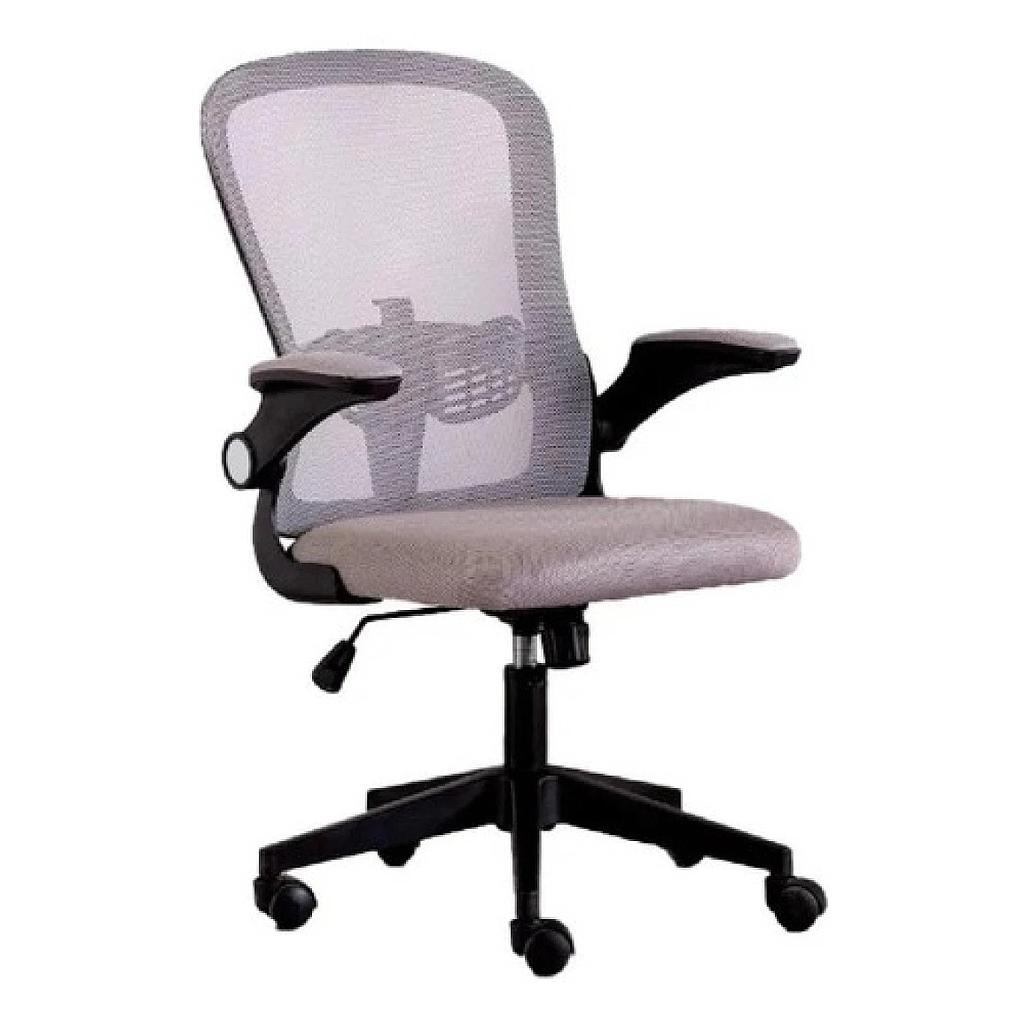 Silla de oficina Weir Gris con posabrazos